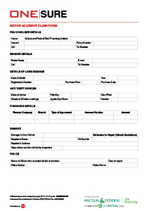 one claims claims form downloads claim form